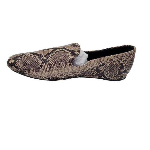 New Vince Paz Loafers Women's Size 8M Snakeskin Print Ballet Flats Slip On Low - Picture 3 of 9